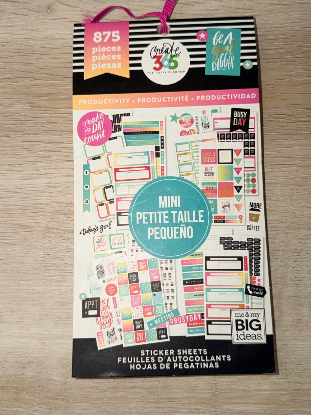 The Happy Planner Colorful Boxes Sticker Pack - Multicolor - Picture 2 of 8